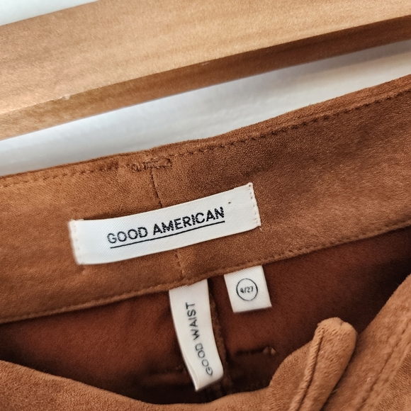 Good American Good waist faux suede pants - Picture 7 of 10